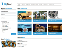 Tablet Screenshot of bigfoot.com