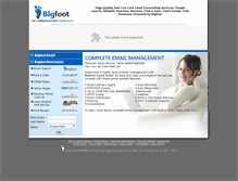 Tablet Screenshot of bigfoot.net