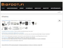 Tablet Screenshot of bigfoot.fi